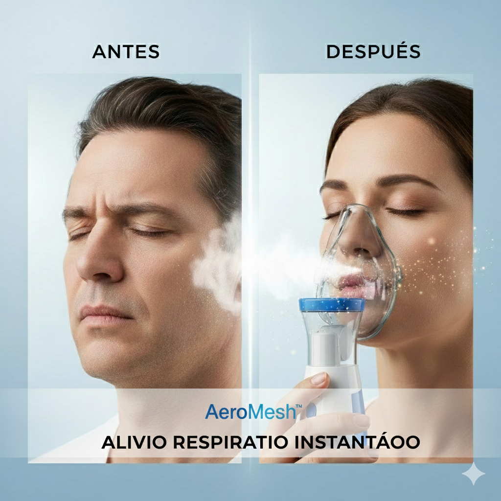 AeroMesh™ Inhalador Inteligente [Alivio de la Tos y Descongestión]