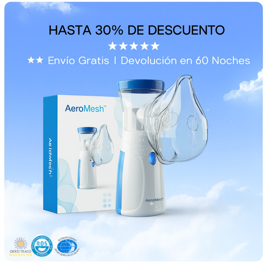 AeroMesh™ Inhalador Inteligente [Alivio de la Tos y Descongestión]
